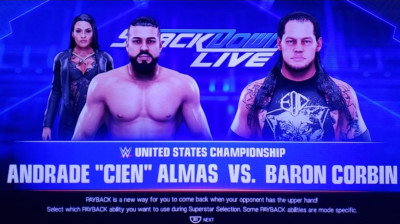 Baron Corbin vs Andrade "Cien" Almas (WWE 2K19)