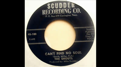 SHOUTS (1967) - Can't find no soul