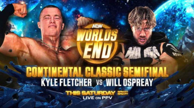 All Elite Wrestling Worlds End- Will Ospreay vs Kyle Fletcher
