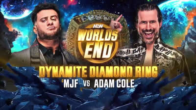 All Elite Wrestling Worlds End-Adam Cole vs MJF