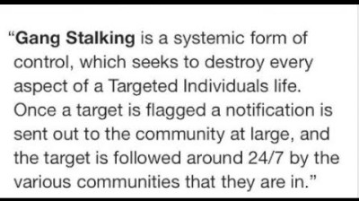 IF YOU NEVER HEARD OF THIS NOW IS THE TIME I'M BEING TARGETED BY THIS.