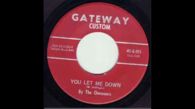 You let me down (1963) - Oncomers