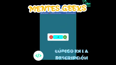 Crea un CONTADOR visual interactivo - HTML, CSS y JavaScript