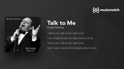 Talk To Me - Frank Sinatra (Live) [Oldies Goldies]