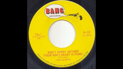 McCOYS (1966) - DON'T WORRY MOTHER (Your Son's Heart Is Pure)