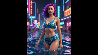 Lost in the Neon Waves