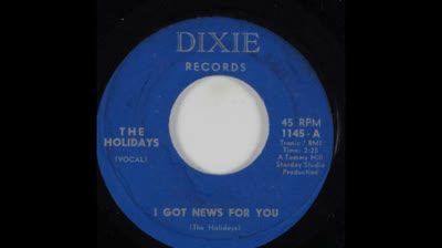 Holidays (1966) - I Got News For You