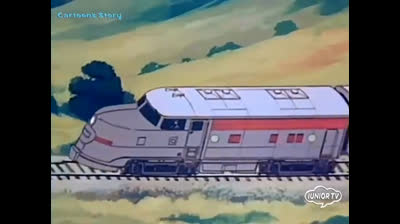 Falchi spaziali 07 IL TRENO DEL CIRCO IN VOLO CON GLI ANIMALI