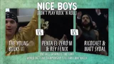 PWG Nice Boys-Lucha Brothers vs Young Bucks vs Matt Sydal & Ricochet