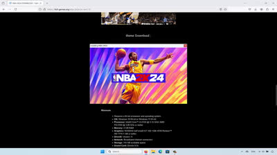 NBA 2K24 FREE DWONLOAD PC