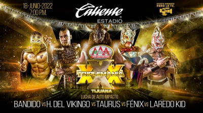 AAA TripleMania XXX- Fenix vs Bandido vs El Hijo del Vikingo vs Laredo Kid vs Taurus