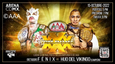 AAA TripleMania XXX-El Hijo del Vikingo vs Fenix