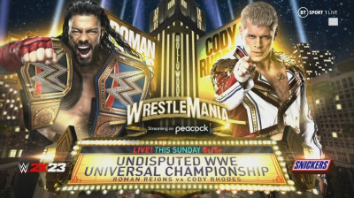 Cody  Rhodes vs Roman Reigns