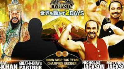 NJPW/All Elite Wrestling Wrestle Dynasty-Young Bucks vs Great O.Khan & Jeff Cobb vs Hiromu Takahashi & Tetsuya Naito