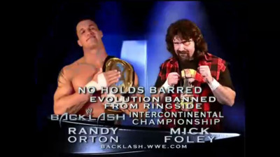 Randy Orton vs Mick Foley