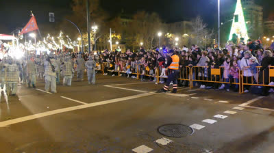 CABALGATA DE LOS RRMM EN ZARAGOZA ,INTEGRA