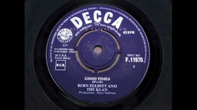 BERN ELLIOT & THE KLAN (1964) - GOOD TIMES